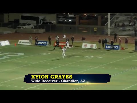 Kyion Grayes of Chandler, AZ, is a Wide Receiver on the Rise in the 2022 Class