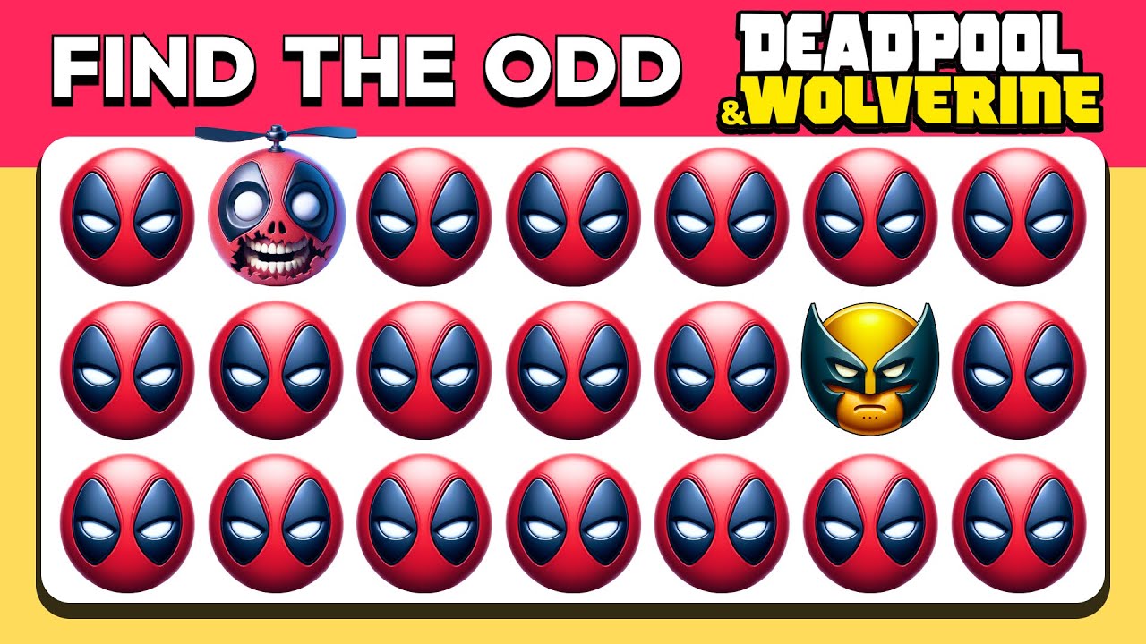 Find the ODD One Out - Deadpool and Wolverine Movie Edition - 30 Superhero Levels Quiz 🦸