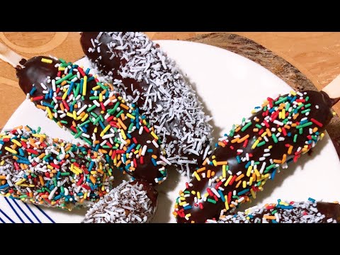 tienes bananas en tu casa prepara esta receta choco bananas 🍌 #recetas