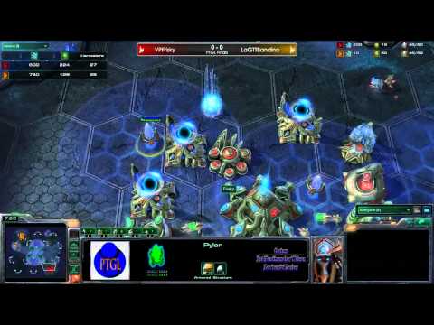 HD Starcraft 2: Frisky [P] vs. Bandino [P] PTGL Finals Game 1 Live Recording