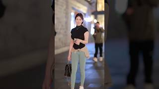 beautiful girl street fashion tiktok #chinesefashion #mejoresstreetfashion #shorts