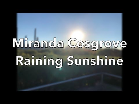 Miranda Cosgrove Raining Sunshine (From Cloudy With A Chance Of Meatballs) (Lyric Video)