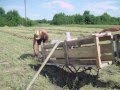 Ручной пресс для изготовления тюков из сена и соломы Mini Baler 