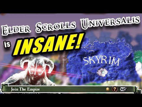 Playing ELDER SCROLLS UNIVERSALIS is INSANE! (EU4)