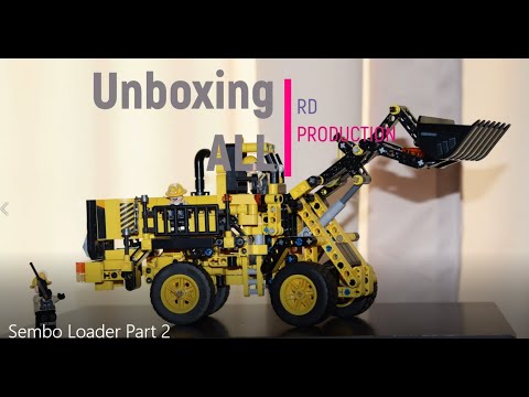 SEMBO 701701 Technic series Wheel Loader Building Blocks - Part 2 Unboxing All