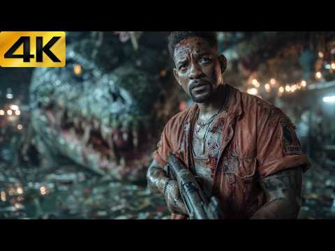 【4K】2026 Disaster Movie: Death Row Breakout Went Wrong, Monster Snake in Sewer Doomed the City!