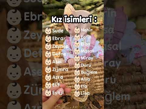 2023 en popüler kız bebek isimleri👶🏻 peki sizin kızçenizin ismi nedir ☺️🌼 #keşfet  #babyname #kızım