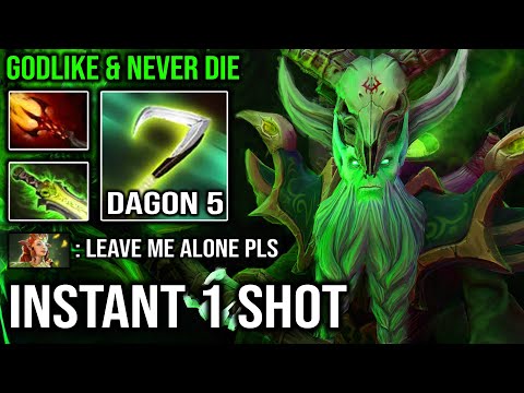 If You See this Necrophos Just Run If You Don't Instant Delete with Dagon 5 + Ethereal Blade DotA 2