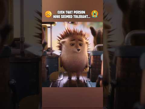 His Spikes Made Him Lonely, Then One Friend Changed Everything 😨 #kindness #animation #shorts