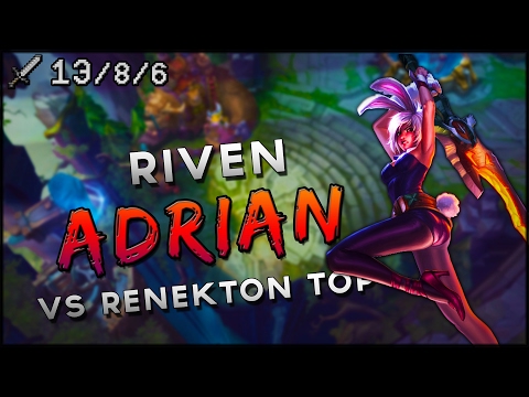 S7 | Adrian Riven vs Renekton TOP | Ranked League VOD