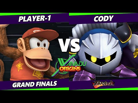 Xanadu Origins GRAND FINALS - Player-1 (Diddy Kong) Vs. Cody [L] (Meta Knight) Smash Brawl - SSBB