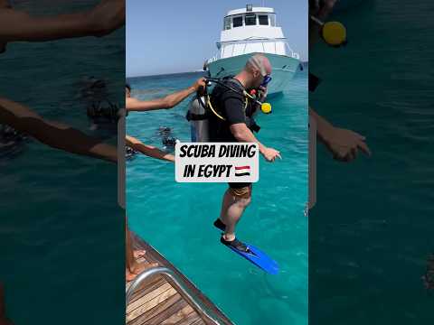 My first time scuba diving #egypt #hurghada