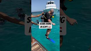 My first time scuba diving #egypt #hurghada
