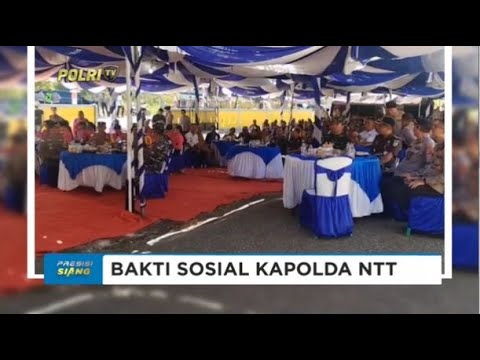 KAPOLDA NTT SERAHKAN SUMUR BOR DAN BANSOS DI PULAU SEMAU
