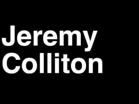 How to Pronounce Jeremy Colliton New York Islanders NHL Hockey Player Runforthecube