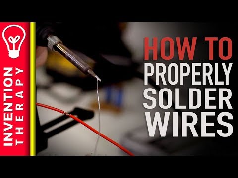How to Splice and Solder Two Wires Together With A Soldering Iron