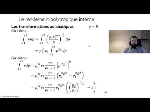 Définissons ensemble les rendements polytropique et isentropique.