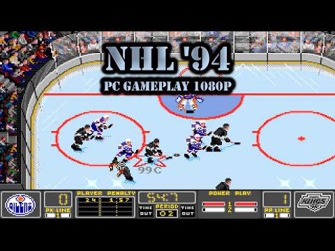 Old Games - NHL '94 (NHL Hockey DOS) / #33 LA Kings League  / PC 4K