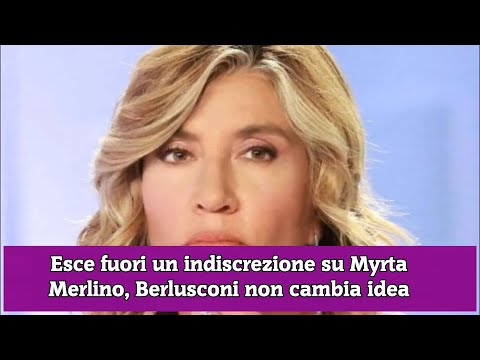 Esce fuori un indiscrezione su Myrta Merlino, Berlusconi non cambia idea