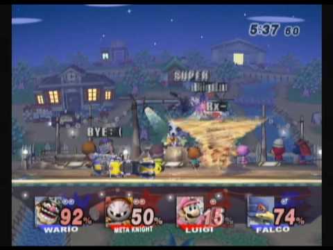 SSBB: Reflex & Kismet (Wario/Pokemon Trainer & Falco) vs Rx- & Biglou (MK & Luigi) Losers Finals 2