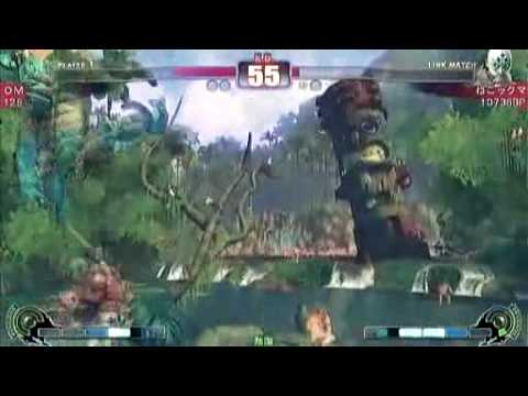 SF4:Omega (Bl) vs Nekokkuma (Fu) - Qualifiers - Japan National Tournament