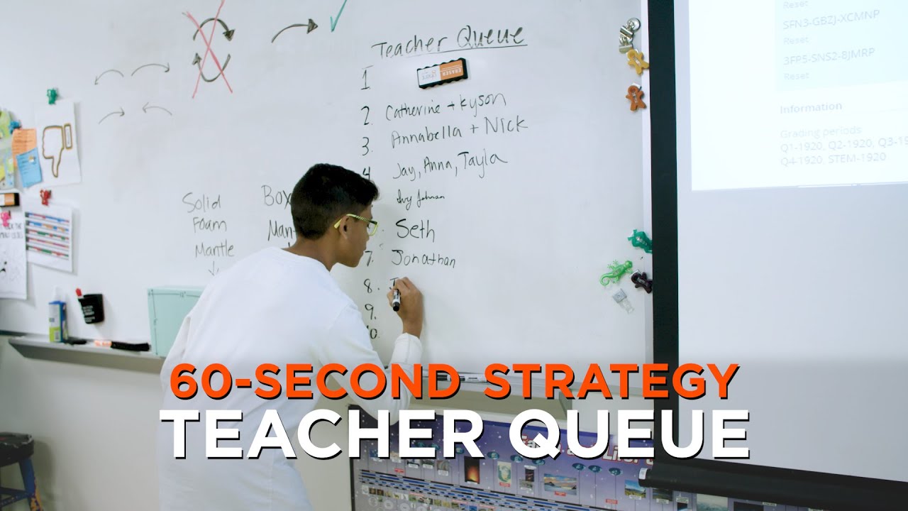 60-Second Strategy: Teacher Queue