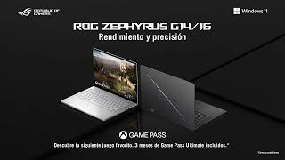 Asus rog Jugar es Crear - Zephyrus G14/16 anuncio