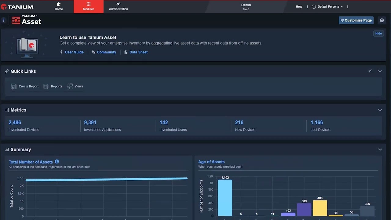 Tanium Demo: Watch the industry's first Converged Endpoint Management (XEM) platform in action
