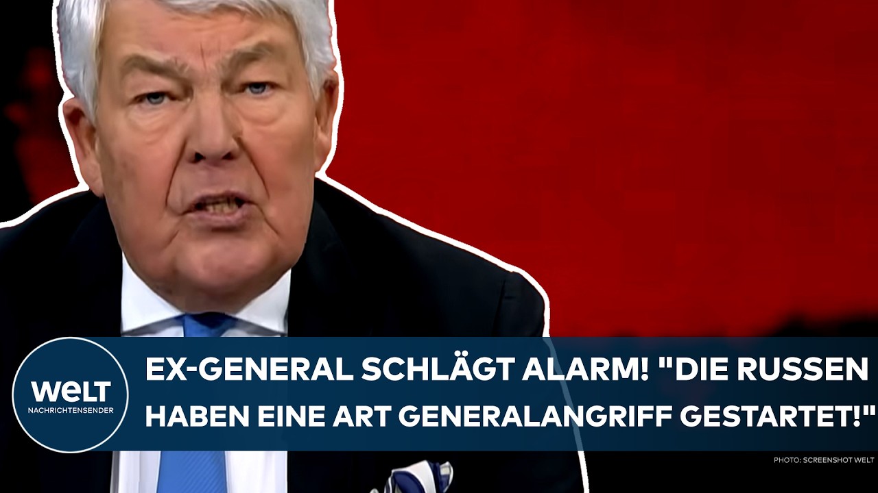 PUTINS KRIEG: Ex-General schlägt Alarm! "Die Russen haben eine Art Generalangriff gestartet!"