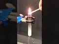 Dropping a match into liquid oxygen