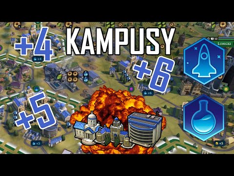 Civilization VI Jak budować kampusy i porty kosmiczne? [Poradnik]