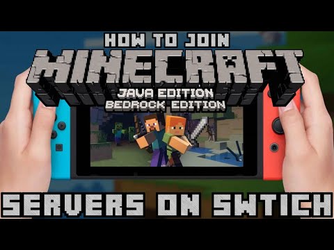 HOW TO JOIN JAVA/BEDROCK MINECRAFT SERVERS ON SWITCH