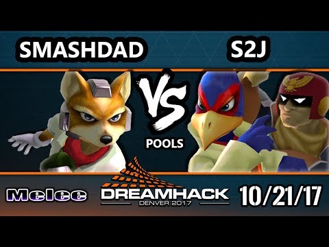 DHDEN17 Melee - Smashdad (Fox) Vs. Tempo | S2J (Falcon, Falco) - SSBM Singles Pools