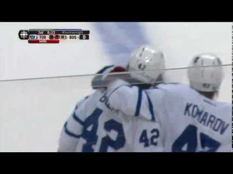 Bozak 1-0 Goal - Maple Leafs vs. Bruins (R1G5) - May/10/2013