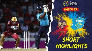 Highlights | Trinbago Knight Riders vs St Lucia Kings | CPL 2022