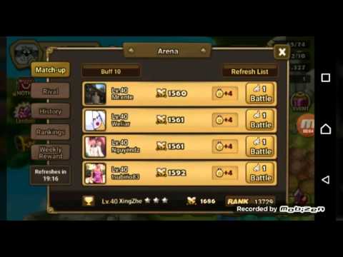 Summoners war-Arena [Velajuel vs Xing Zhe]