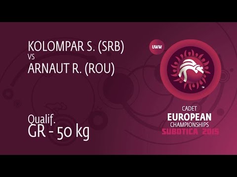 Qual. GR - 50 kg: S. KOLOMPAR (SRB) df. R. ARNAUT (ROU), 3-1