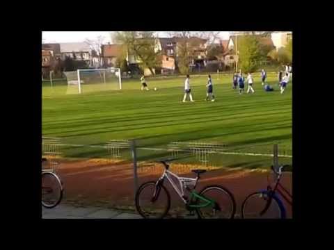 Bramka na 8-1 w meczu POLAN ŻABNO - MEDRZECHÓW