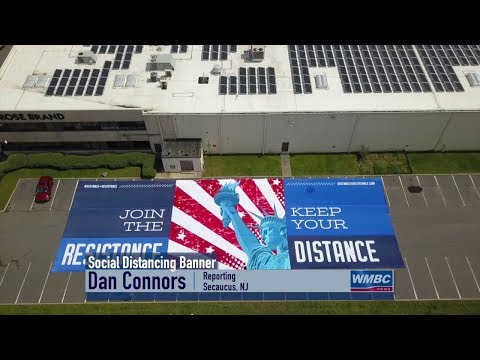 NJ Secaucus Social Distancing Banner