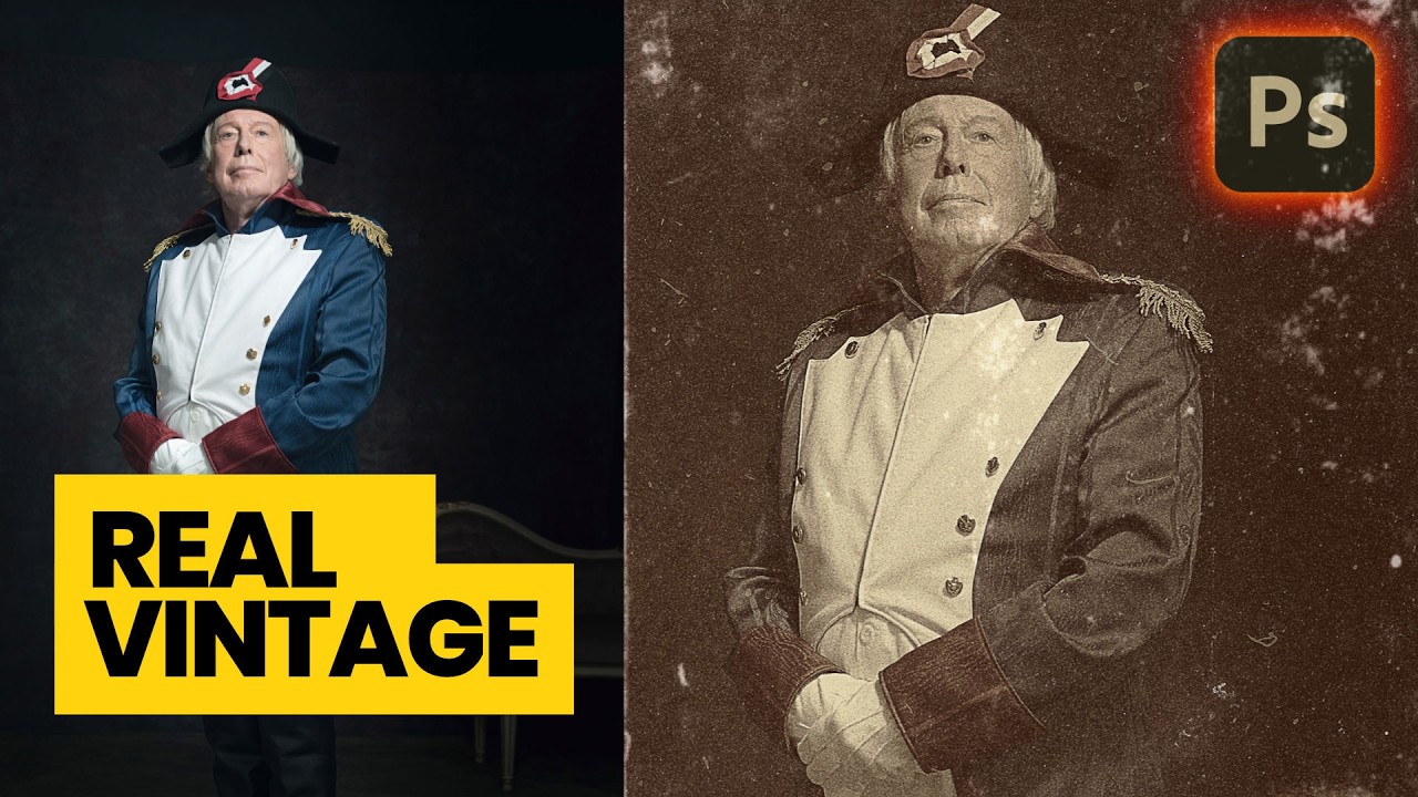 I Aged This Photo 100 Years in Photoshop Here's How