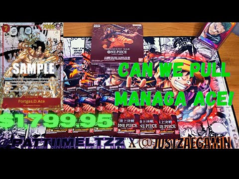 PRERELEASE  ONE PIECE  OP-02 PARAMOUNT WAR. CAN WE PULL MANGA ACE!?