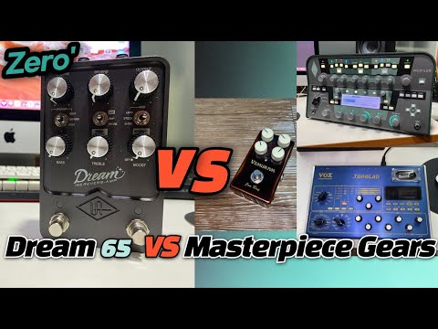 UAD Dream 65 VS Masterpiece effects imitating amplifiers(Kemper profiler, Janray, Vox Tonelab tube)