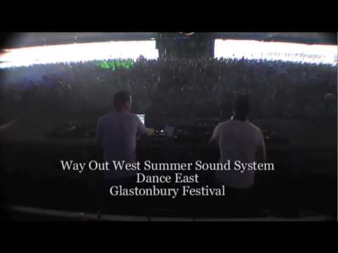 Way Out West playing Spaceman at Glastonbury