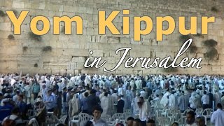 Yom Kippur in Jerusalem (2016).