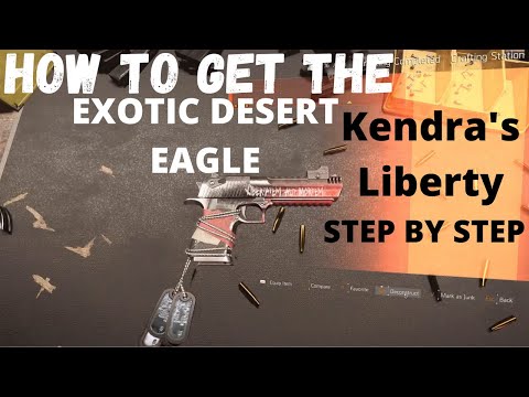 HOW TO GET THE EXOTIC DESERT EAGLE LIBERTY | STEP BY STEP | THE D50 PISTOL | The Division 2