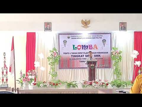 LOMBA PIDATO DAN TARIAN EMPAT PILAR TINGKAT KABUPATEN TTS-ALFONS LIUKAE