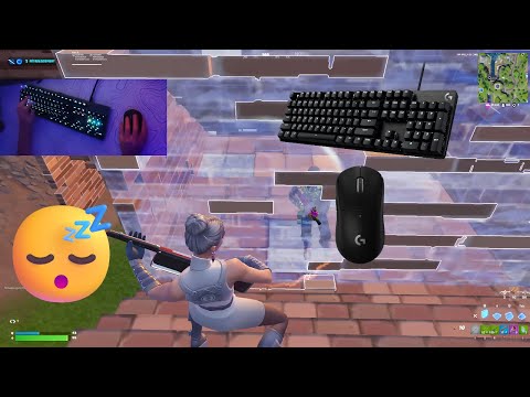 Logitech G512 Carbon ASMR 😴 Reload Gameplay | Satisfying Keyboard Fortnite 280 FPS