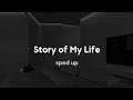 one direction - story of my life (sped up)