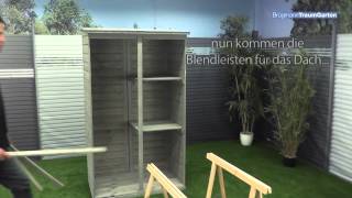 Aufbau TraumGarten NEO Gartenschrank - Tipps und Tricks