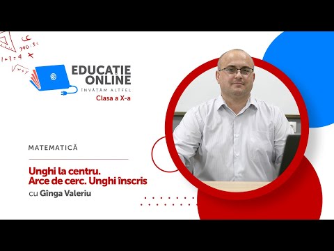 Matematică, clasa  a X-a, Unghi la centru. Arce de cerc.Unghi înscris